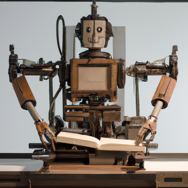 Herby Olschewski - AI Robot with Printing Press
