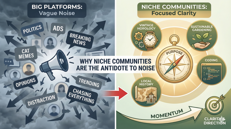 Why Niche Communities Arew The Antodote To Noise